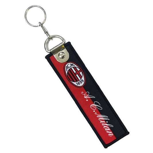 AC Milan fabric keychain