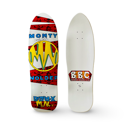 Monty Nolder BBC Limited Edition Deck 9.5"x32" HAND PAINTED (1 of 10) - AUTOGRAPHED
