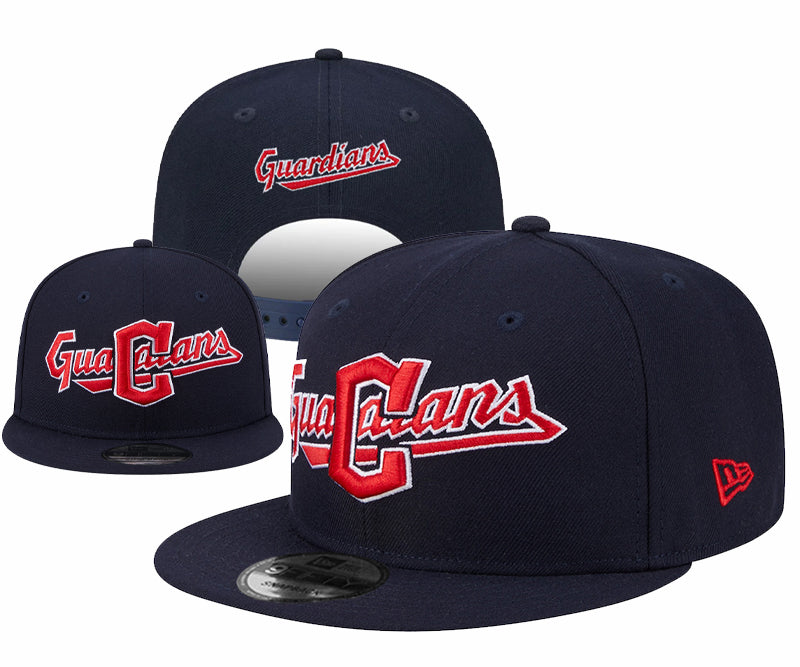 Cleveland Guardians New Era Royal Player Replica 9FORTY Adjustable Hats