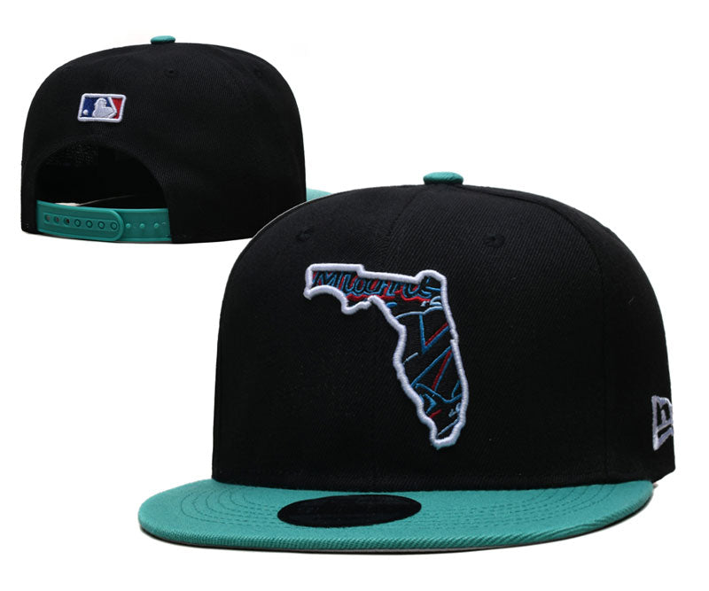 Miami Marlins New Era Royal Player Replica 9FORTY Adjustable Hats