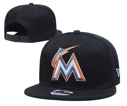 Miami Marlins New Era Royal Player Replica 9FORTY Adjustable Hats