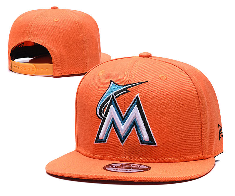Miami Marlins New Era Royal Player Replica 9FORTY Adjustable Hats