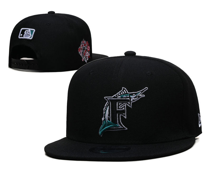 Miami Marlins New Era Royal Player Replica 9FORTY Adjustable Hats
