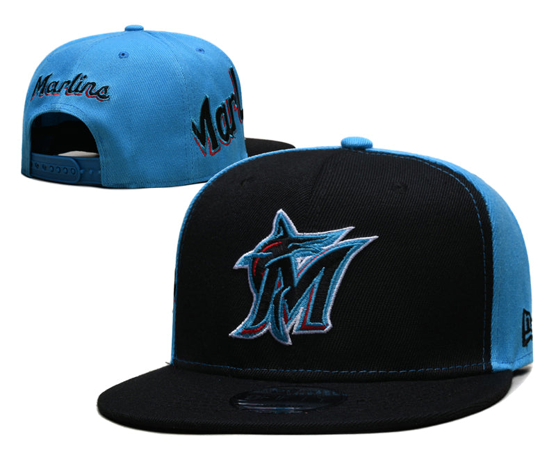 Miami Marlins New Era Royal Player Replica 9FORTY Adjustable Hats