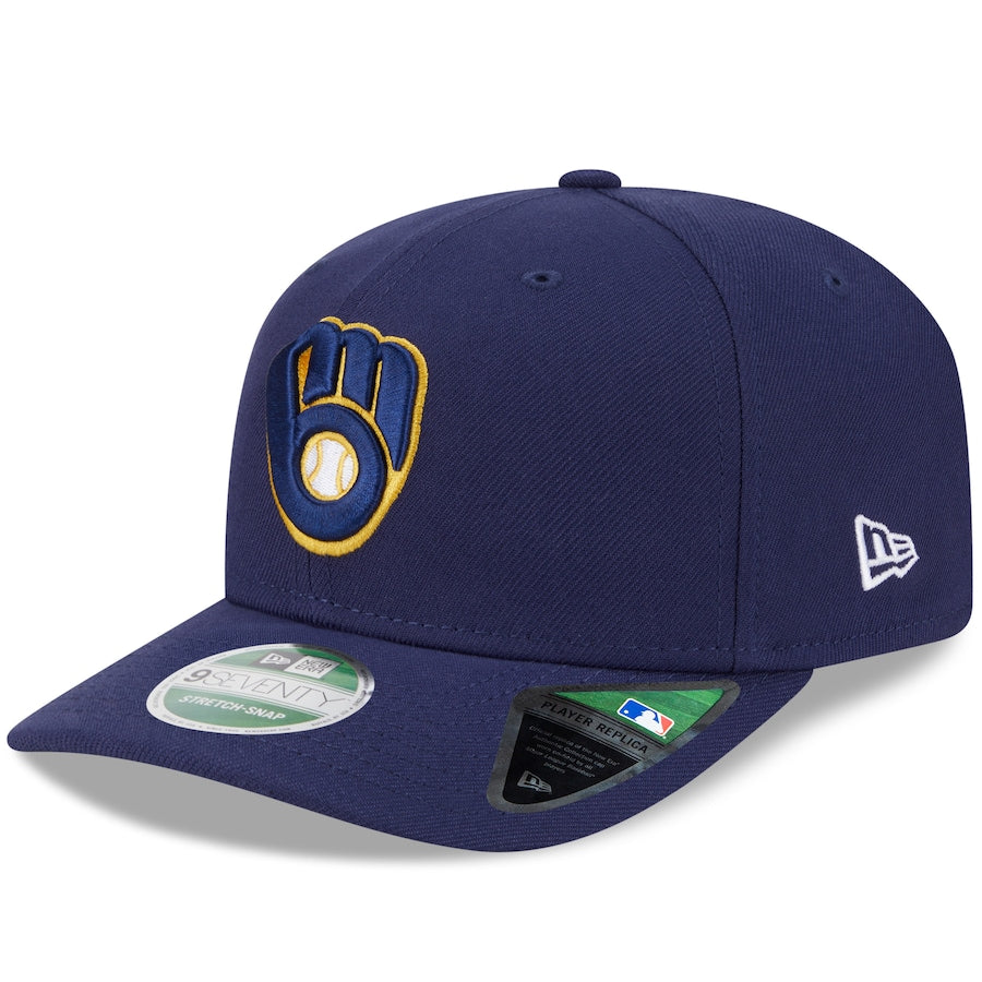 Milwaukee Brewers New Era Royal Player Replica 9FORTY Adjustable Hats