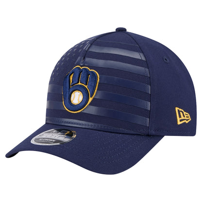 Milwaukee Brewers New Era Royal Player Replica 9FORTY Adjustable Hats
