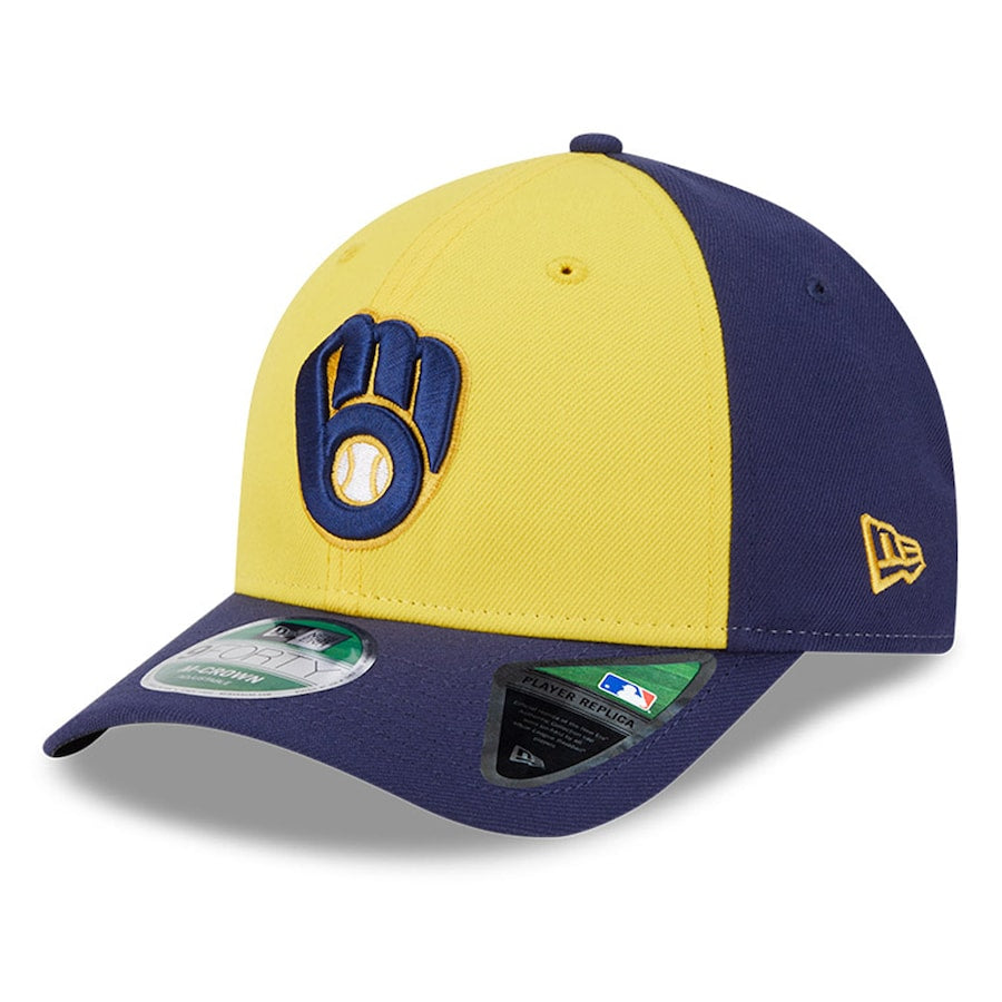 Milwaukee Brewers New Era Royal Player Replica 9FORTY Adjustable Hats