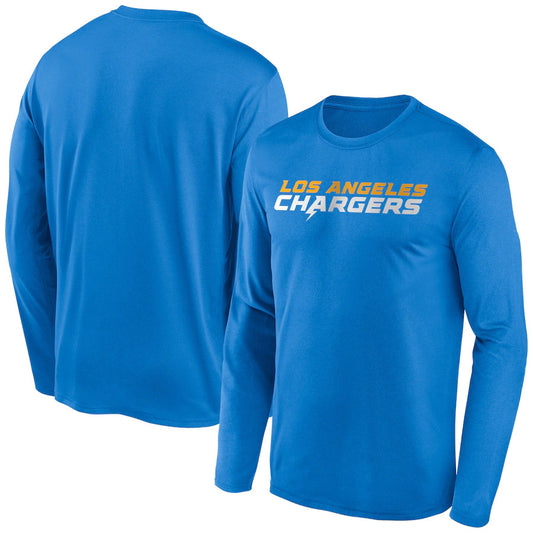 Los Angeles Chargers New Era Combine Authentic Split Line Long Sleeve