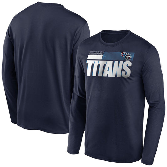 Tennessee Titans New Era Combine Authentic Split Line Long Sleeve