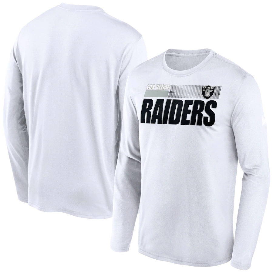 Las Vegas Raiders New Era Combine Authentic Split Line Long Sleeve