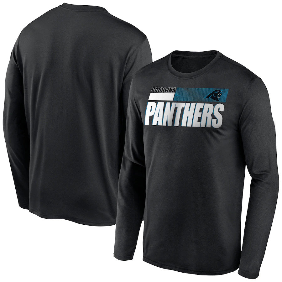Carolina Panthers New Era Combine Authentic Split Line Long Sleeve