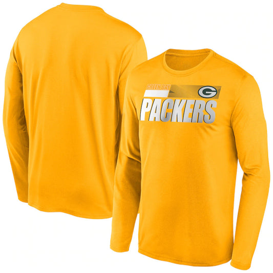 Green Bay Packers New Era Combine Authentic Split Line Long Sleeve