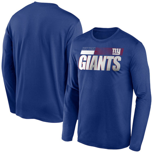 New York Giants New Era Combine Authentic Split Line Long Sleeve