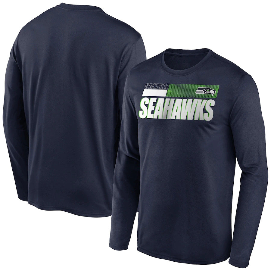 Seattle Seahawks New Era Combine Authentic Split Line Long Sleeve