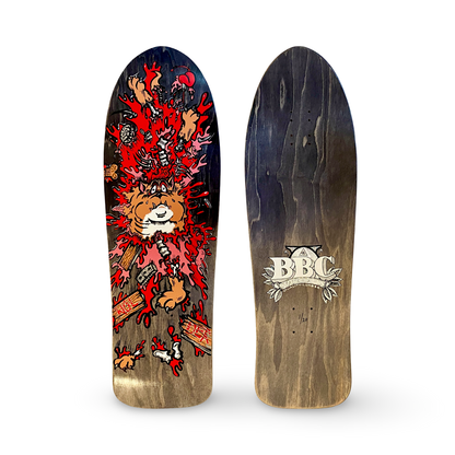 Monty Nolder BBC Exploded Bulldog (#3) Limited Edition Deck 10.2"x32" HAND-PAINTED (1 of 20)