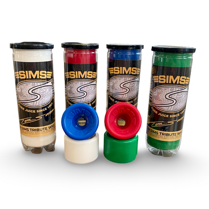 SIMS SNAKE Conical Wheels 66mm/95A MID-BLUE, (1 of 12)