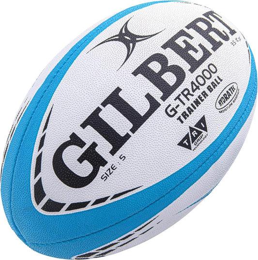 Gilbert G-TR4000 Rugby Training Ball, Sky Blue