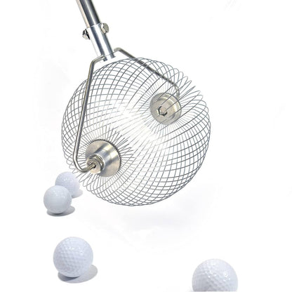 Golf Ball Collector Picker Upper Table Tennis Ball Retriever Hold Up to 40 Balls