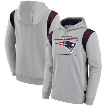 New England Patriots Nike Sideline Logo Performance Pullover Hoodie