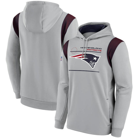 New England Patriots Nike Sideline Logo Performance Pullover Hoodie