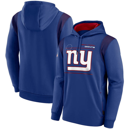 New York Giants Nike Sideline Logo Performance Pullover Hoodie