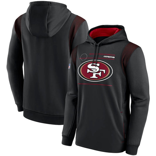 San Francisco 49ers Nike Sideline Logo Performance Pullover Hoodie