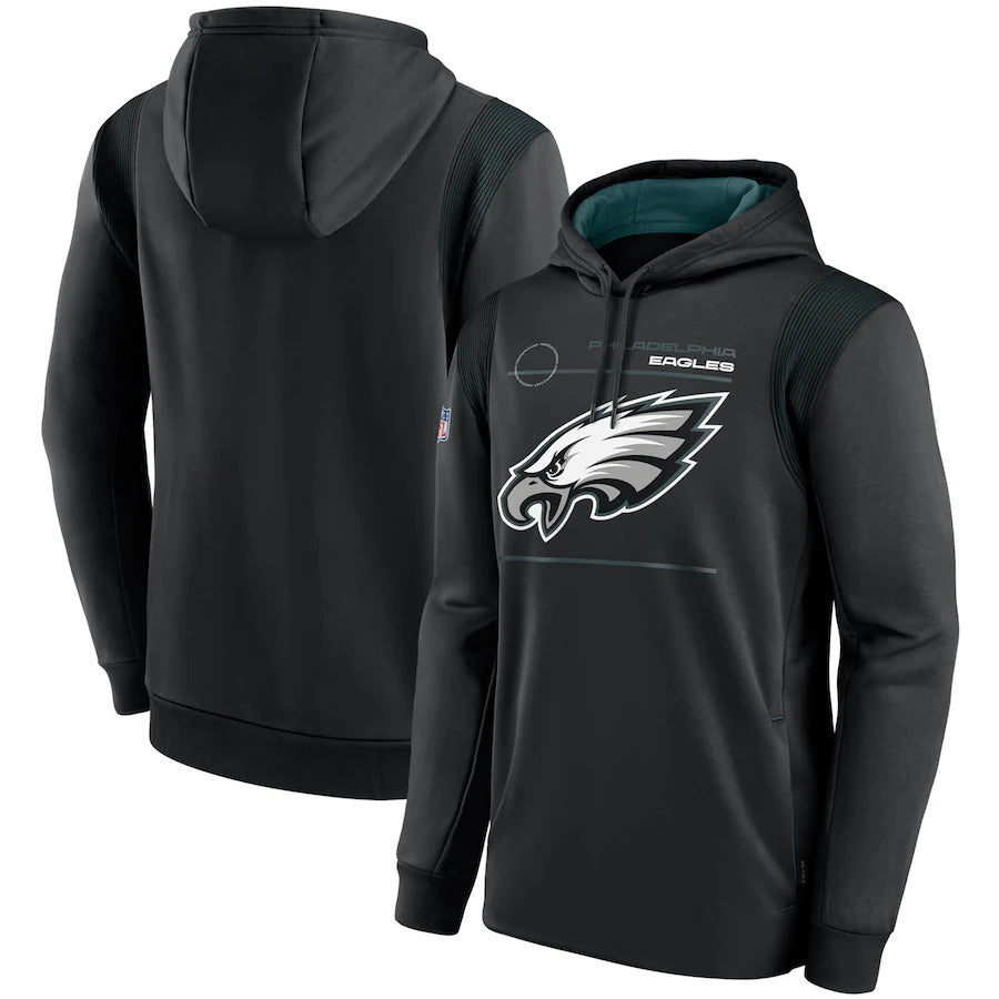 Philadelphia Eagles Nike Sideline Logo Performance Pullover Hoodie