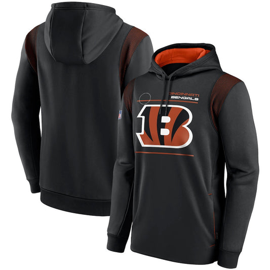 Cincinnati Bengals Nike Sideline Logo Performance Pullover Hoodie