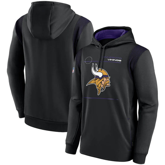 Minnesota Vikings Nike Sideline Logo Performance Pullover Hoodie