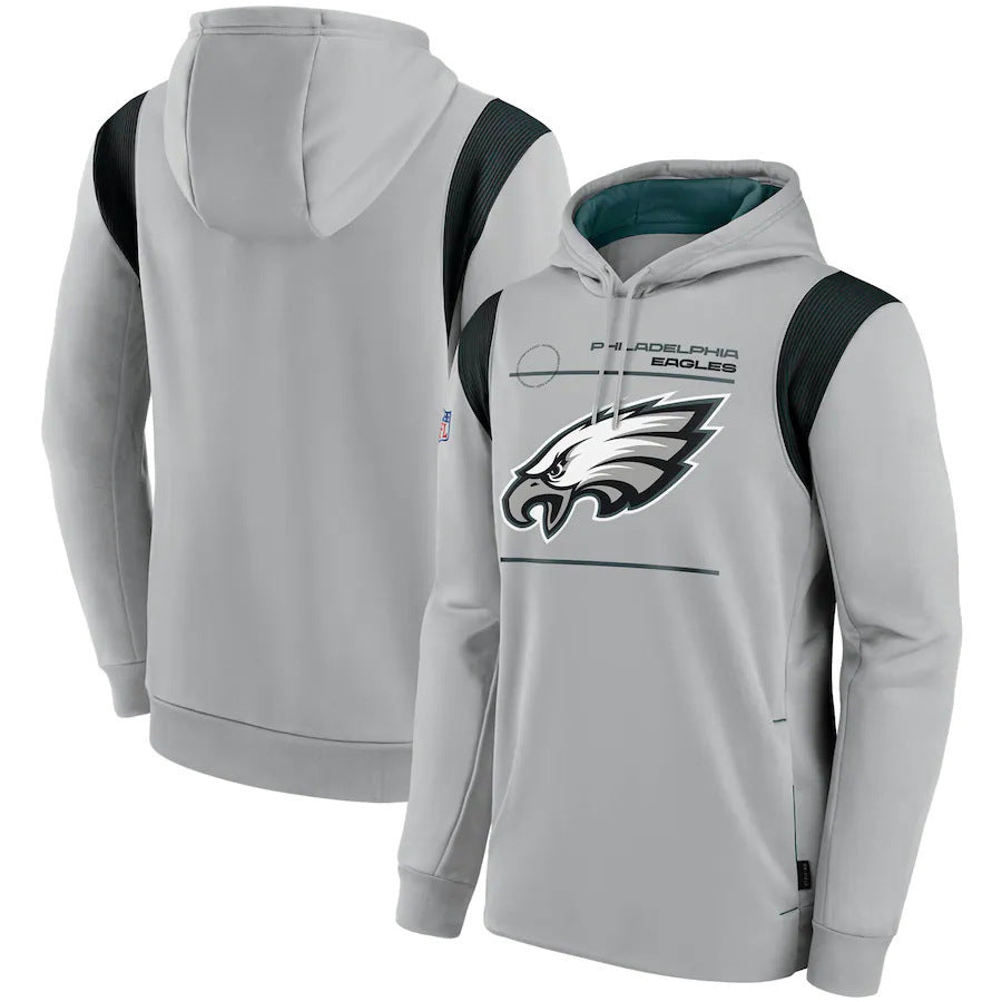 Philadelphia Eagles Nike Sideline Logo Performance Pullover Hoodie
