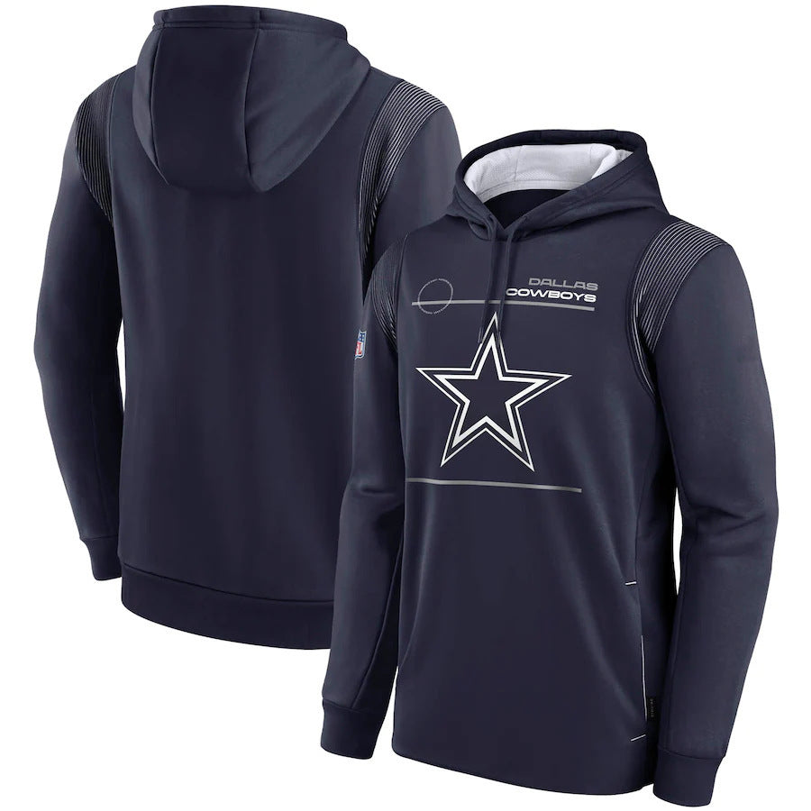 Dallas Cowboys Nike Sideline Logo Performance Pullover Hoodie