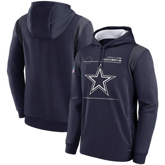 Dallas Cowboys Nike Sideline Logo Performance Pullover Hoodie
