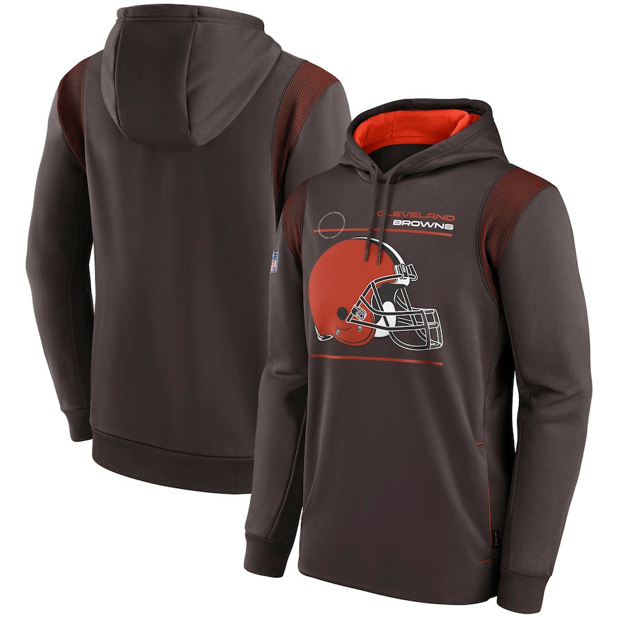Cleveland Browns Nike Sideline Logo Performance Pullover Hoodie