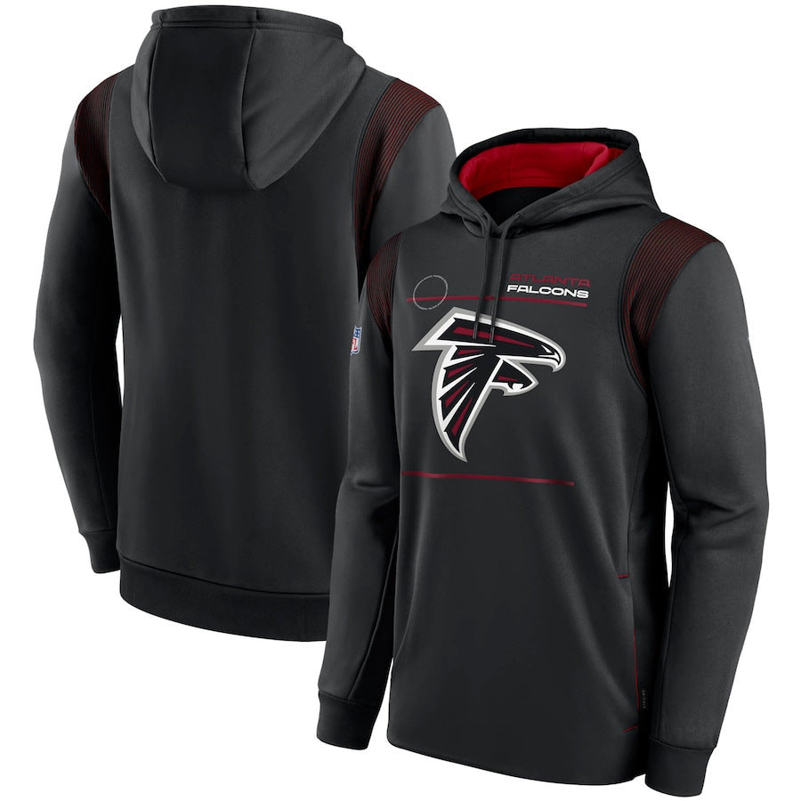 Atlanta Falcons Nike Sideline Logo Performance Pullover Hoodie