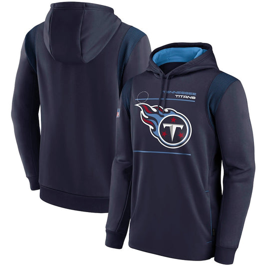 Tennessee Titans Nike Sideline Logo Performance Pullover Hoodie
