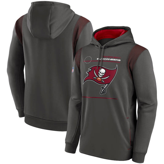 Tampa Bay Buccaneers Nike Sideline Logo Performance Pullover Hoodie