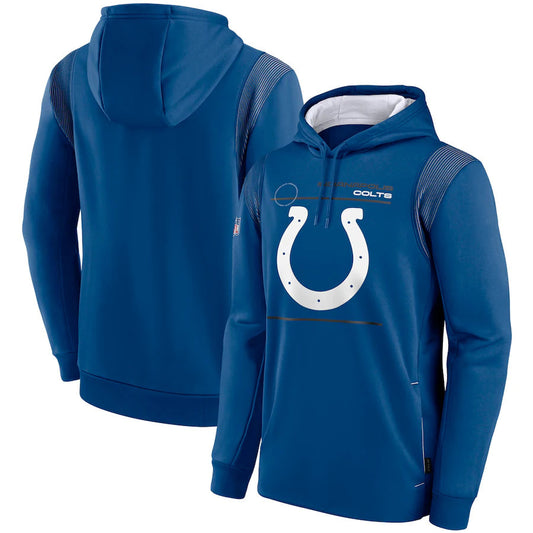 Indianapolis Colts Nike Sideline Logo Performance Pullover Hoodie