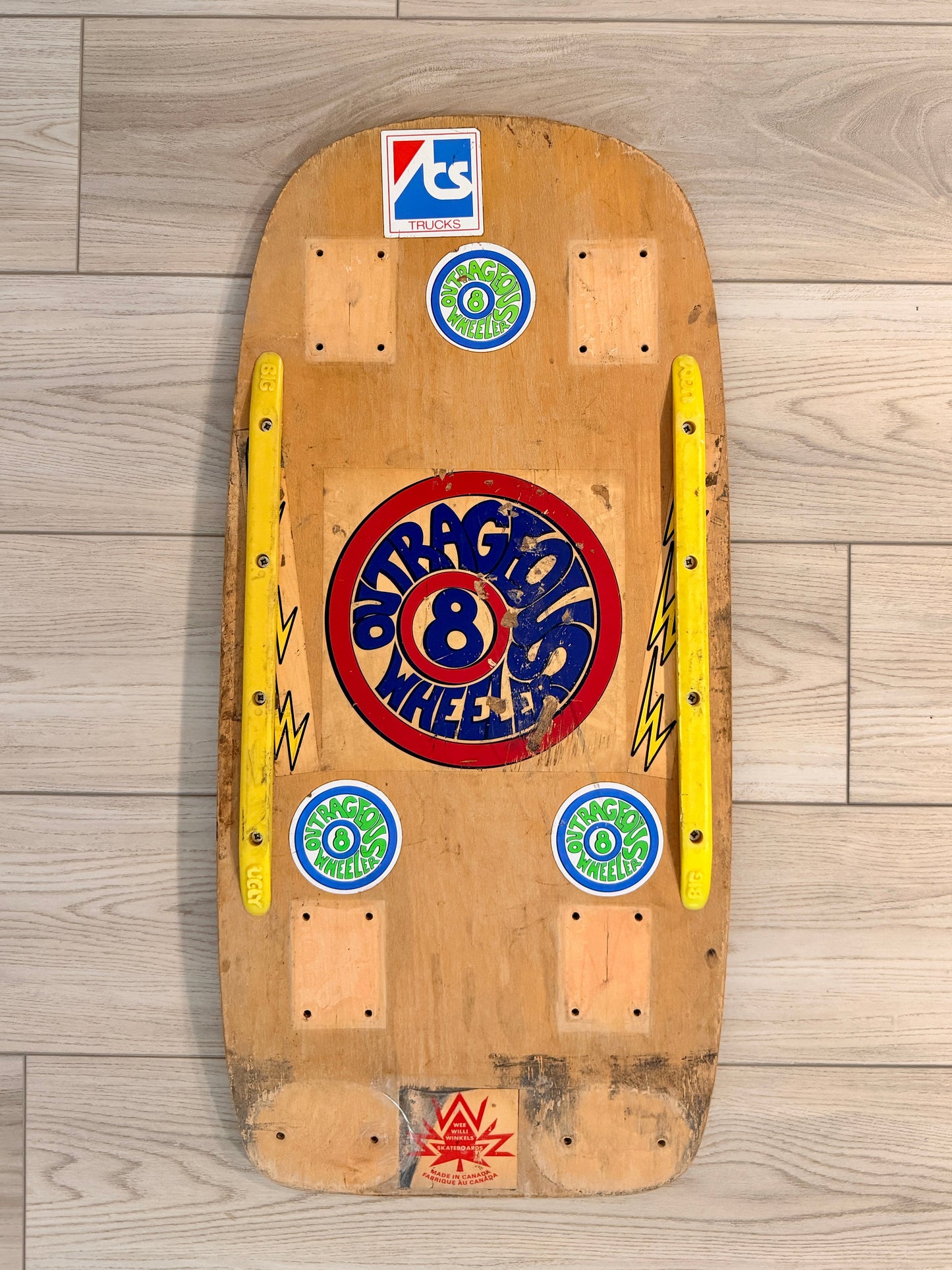 Lonnie Toft OUTRAGEOUS 8-WEELER Limited Edition, Hand-Painted Deck (PRE-ORDER, JANUARY 2027)