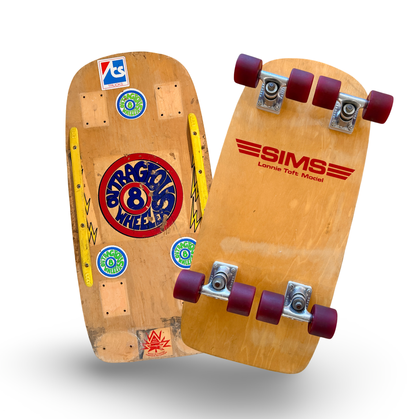 Lonnie Toft OUTRAGEOUS 8-WEELER Limited Edition, Hand-Painted Deck (PRE-ORDER, JANUARY 2027)