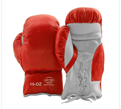 Traditional Red Boxing Gloves