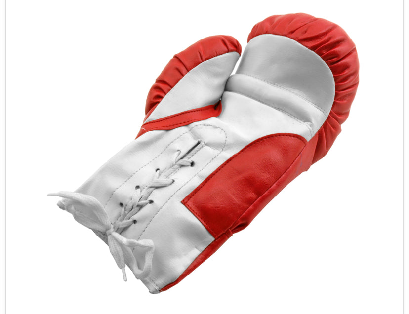 Traditional Red Boxing Gloves