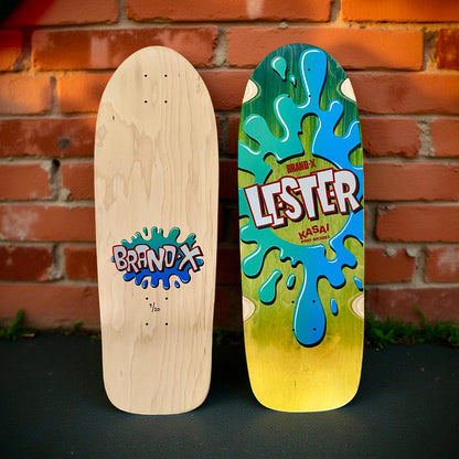 Lester Kasai 10”x30” Double Fade, Limited Edition, HAND PAINTED Deck (1 of 20)