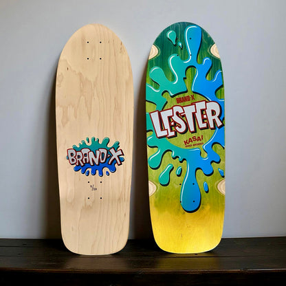 Lester Kasai 10”x30” Double Fade, Limited Edition, HAND PAINTED Deck (1 of 20)