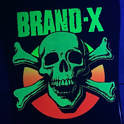 Knucklehead FLOCKED, FLUORESCENT & GLOW-IN-DARK Limited Edition Deck 10.1"x30" HAND PAINTED (1 of 5)