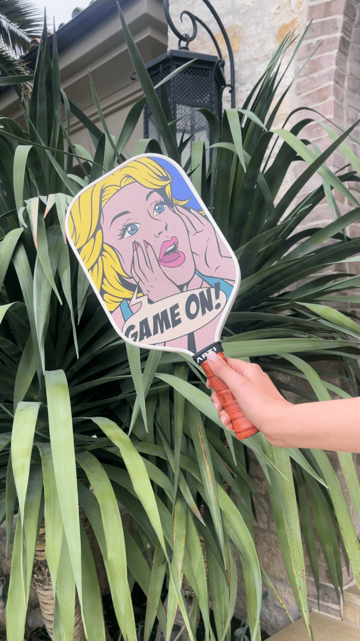 ARTI 16mm Carbon Fiber Kristen&Kristy "GAME ON" Paddle