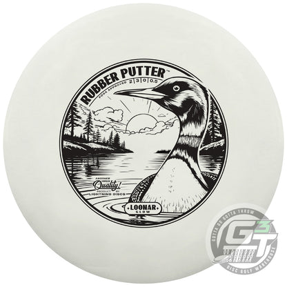 Lightning Loonar Glow Rubber Putter Golf Disc