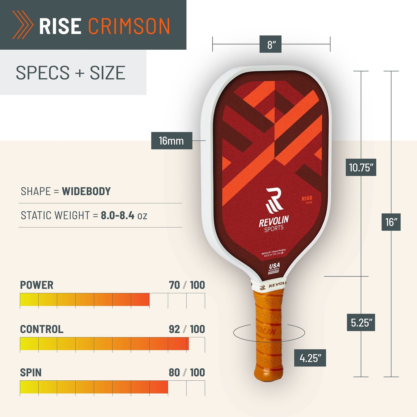 Rise Pickleball Paddle