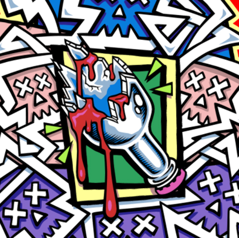 RIP Bernie Limited Edition, HAND-PAINTED Deck 10"x30.25" (PRE-ORDER, MARCH 2027)