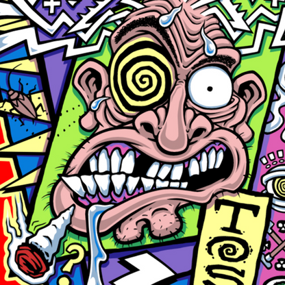 RIP Bernie Limited Edition, HAND-PAINTED Deck 10"x30.25" (PRE-ORDER, MARCH 2027)