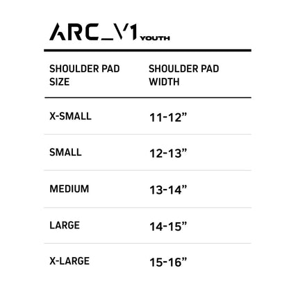ARC V1 YOUTH SHOULDER PADS